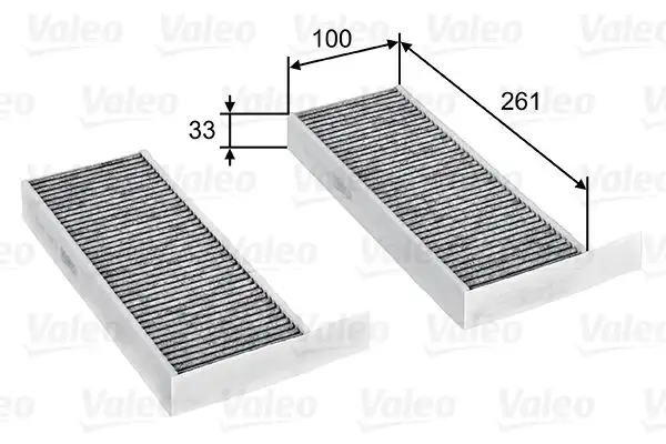 VALEO 715805 Polen Filtresi (Karbonlu) resmi