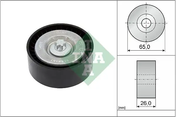 INA 532063010 Alternatör Gergi Rulmanı A0002021719 resmi
