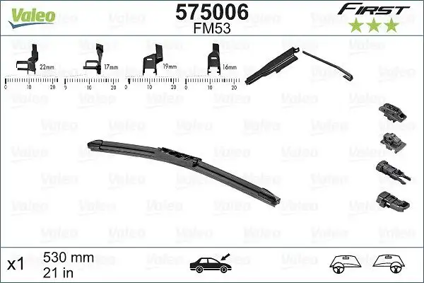 VALEO 575006 Silecek Süpürgesi (Tek) 357955427 resmi