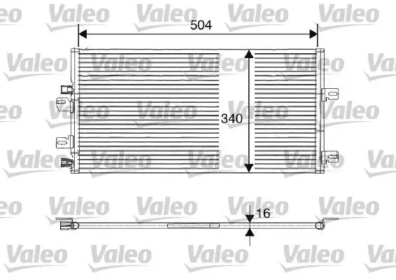 VALEO 817687 Klima Radyatörü 8660002510 resmi