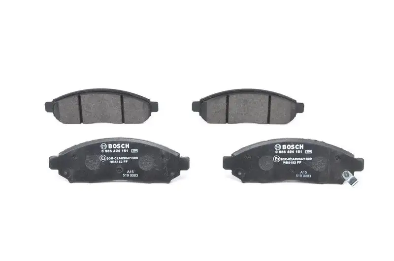 BOSCH 0986494151 Ön Fren Balatası resmi