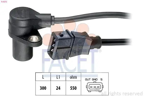 FACET 9.0272 Krank Sensörü 96183235 resmi