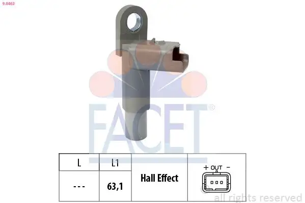 FACET 9.0463 Eksantrik Sensörü resmi