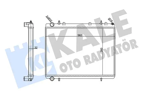 KALE 356915 Radyatör resmi