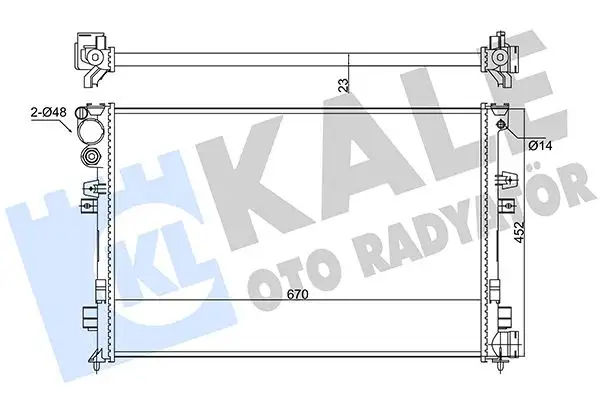 KALE 347220 Radyatör resmi