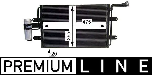MAHLE AC180000P Klima Radyatörü resmi