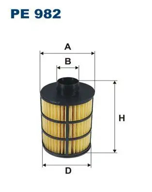 FILTRON PE982 Yakıt Filtresi resmi