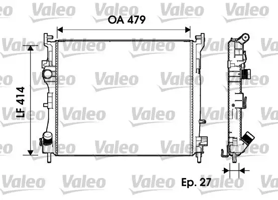 VALEO 732960 Radyatör 8660003470 resmi