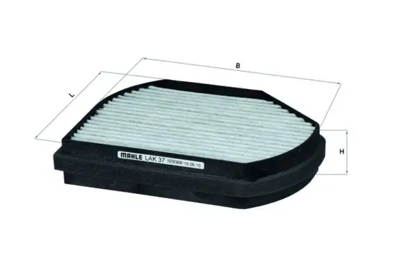 MAHLE LAK37 Polen Filtresi (Karbonlu) resmi