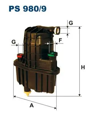 FILTRON PS980/9 Yakıt Filtresi resmi