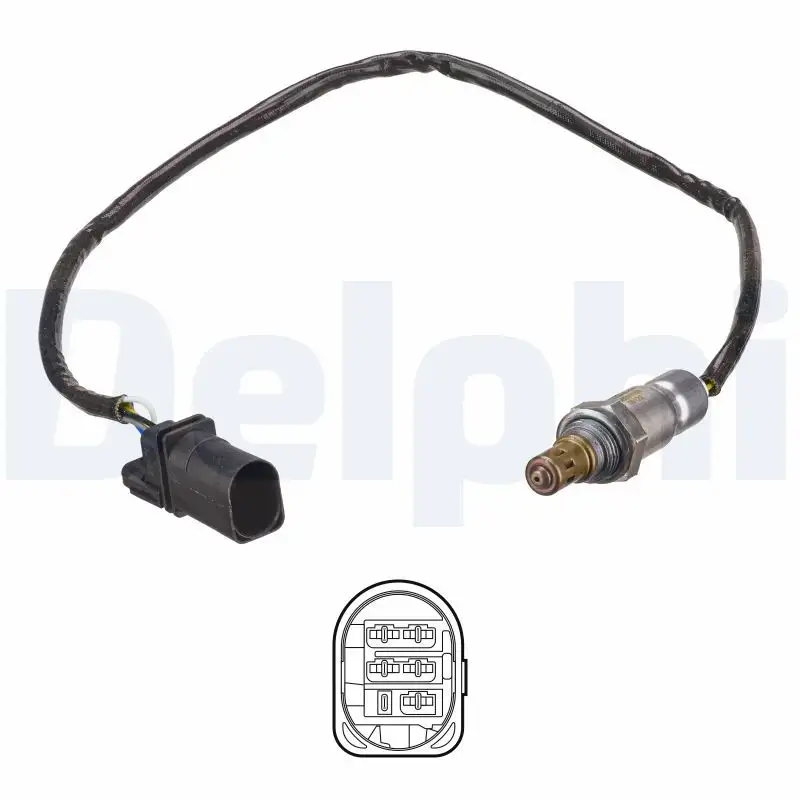 DELPHI ES21153-12B1 Oksijen Sensörü 03L906262D resmi
