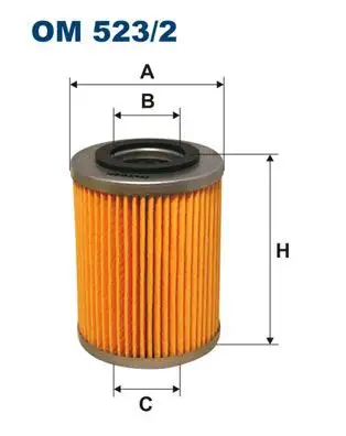 FILTRON OM523/2 Yağ Filtresi resmi