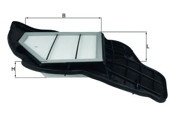 MAHLE LX1684/5 Hava Filtresi 13717577458 resmi