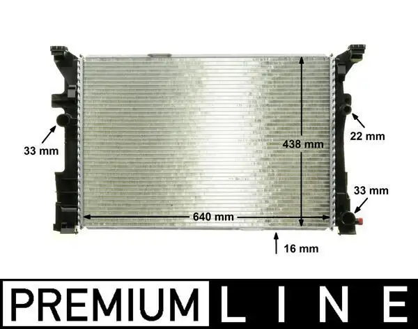 MAHLE CR2169000P Radyatör A2465001203 resmi