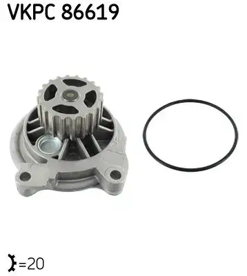 SKF VKPC86619 Devirdaim resmi