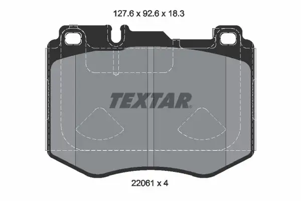 TEXTAR 2206103 Ön Fren Balatası resmi