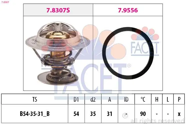 FACET 7.8307 Termostat resmi