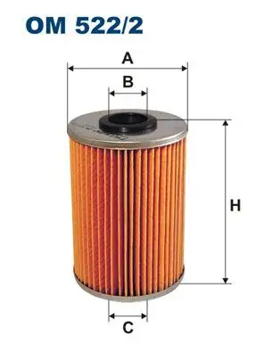 FILTRON OM522/2 Yağ Filtresi 11422245406 resmi