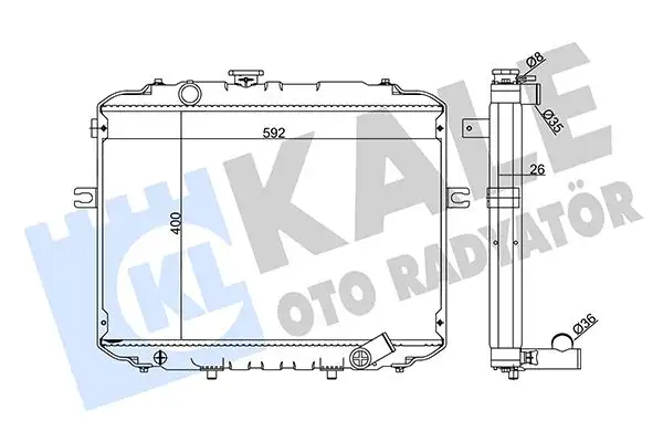 KALE 342295 Radyatör resmi