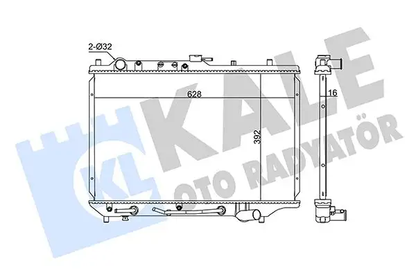 KALE 342005 Radyatör B55715200C resmi