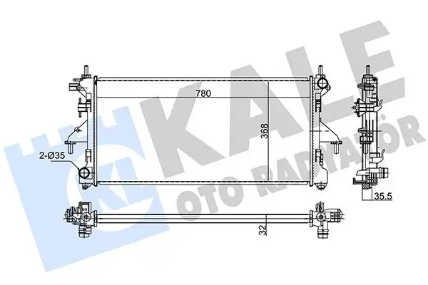 KALE 347470 Radyatör resmi