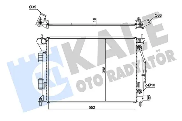 KALE 347790 Radyatör 253103X101 resmi