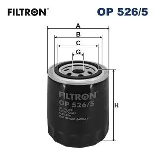 FILTRON OP526/5 Yağ Filtresi 078115561H resmi