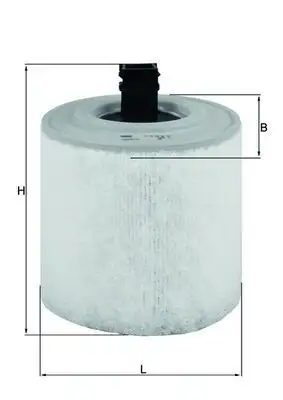 MAHLE LX3015/16 Hava Filtresi 39030321 resmi