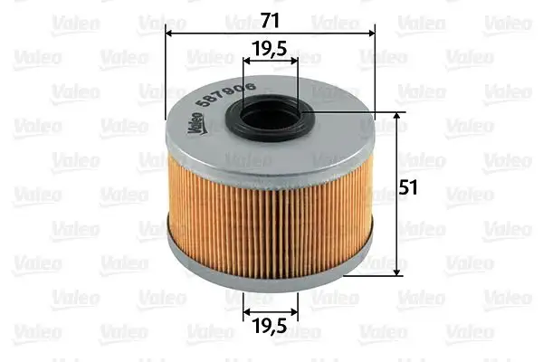 VALEO 587906 Yakıt Filtresi resmi