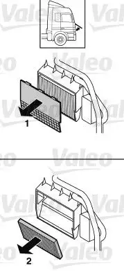 VALEO 716019 Polen Filtresi A9408350047 resmi