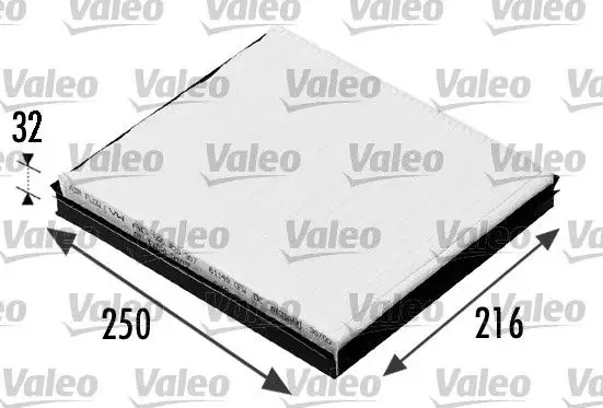 VALEO 698685 Polen Filtresi resmi
