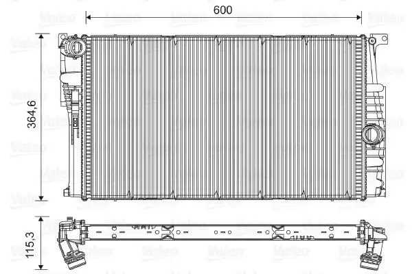 VALEO 735454 Radyatör resmi