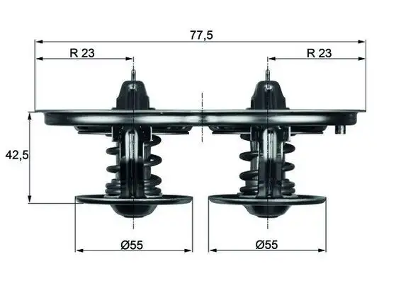 MAHLE TX3285D Termostat 1423451 resmi
