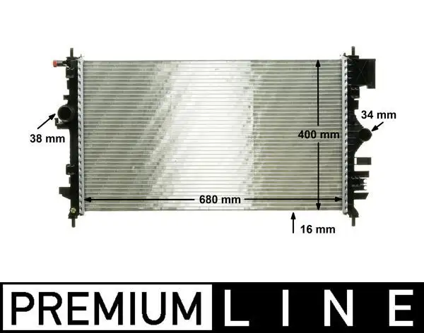 MAHLE CR1099000P Radyatör 13241726 resmi
