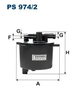 FILTRON PS974/2 Yakıt Filtresi resmi
