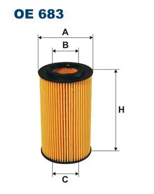 FILTRON OE683 Yağ Filtresi 15430RBDE02 resmi