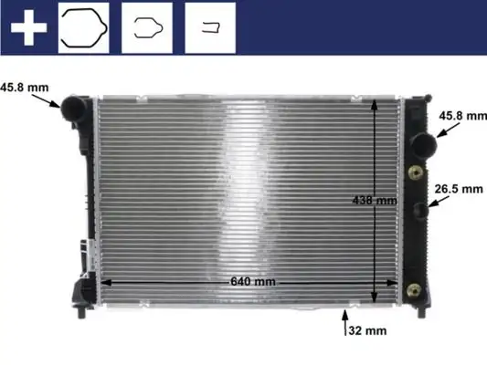 MAHLE CR1176000S Radyatör resmi