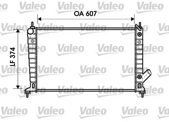 VALEO 734830 Radyatör 5193388 resmi