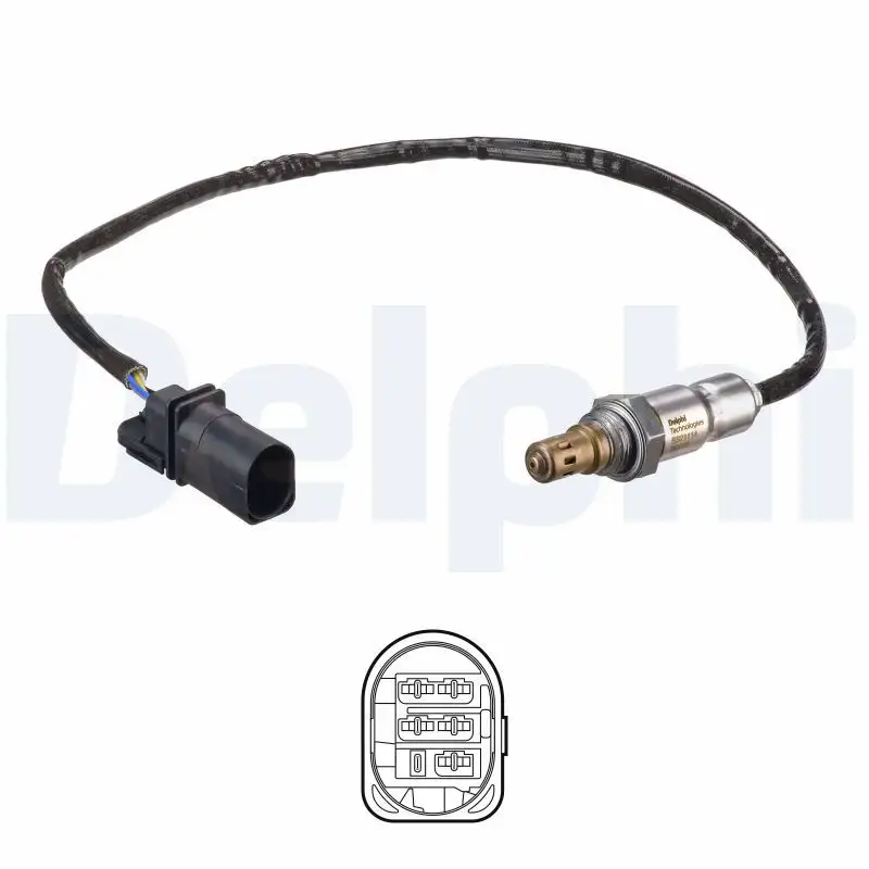 DELPHI ES21114-12B1 Oksijen Sensörü 04E906262CR resmi