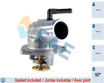 FAE 5321692 Termostat 90573326 resmi