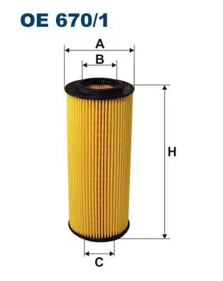 FILTRON OE670/1 Yağ Filtresi 71740470 resmi