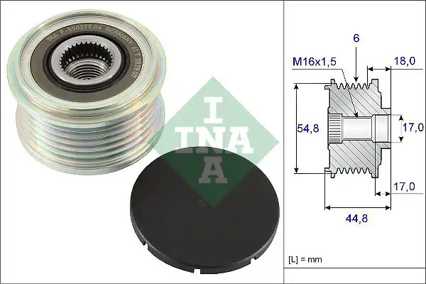 INA 535011410 Alternatör Kasnağı 8200468131 resmi