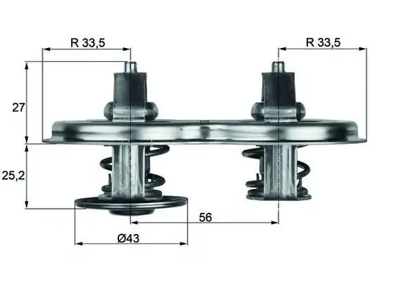MAHLE TX3383D Termostat 1404924 resmi