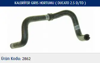 MASTER M2862 Kalorifer Hortumu 6466TA resmi