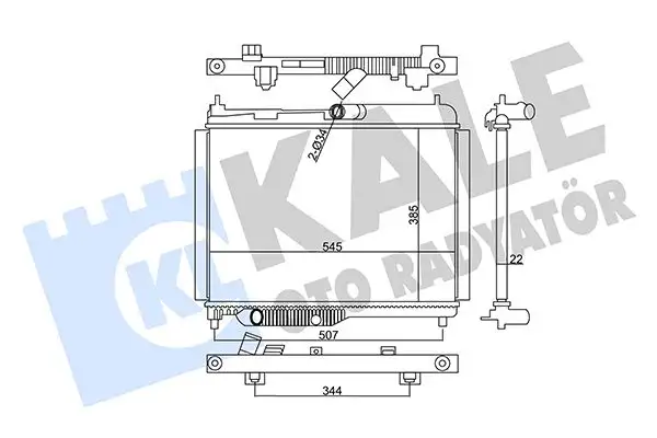KALE 355745 Radyatör resmi