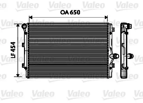 VALEO 734333 Radyatör resmi