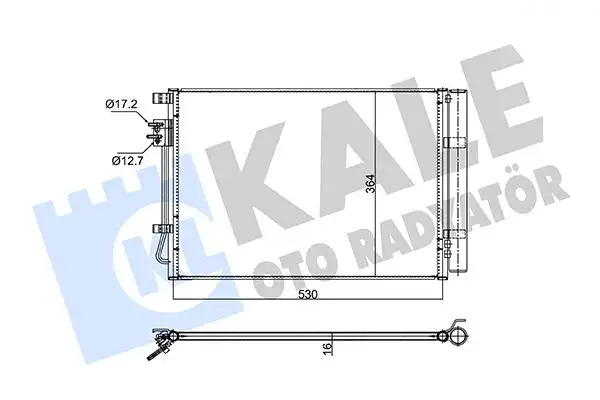KALE 353130 Klima Radyatörü 976060U000AS resmi