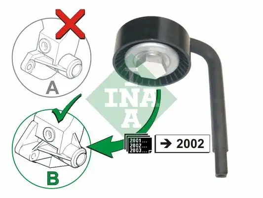 INA 531079010 Alternatör Gergi Rulmanı 64557788684 resmi