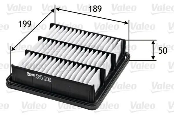VALEO 585200 Hava Filtresi S281132H000 resmi