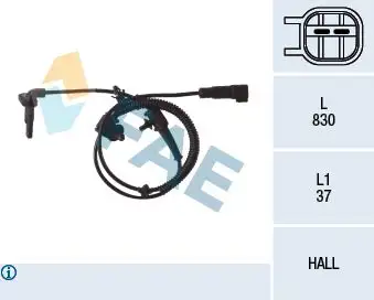 FAE 78109 ABS Hız Sensörü (Arka) resmi